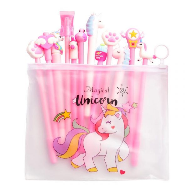 Kawaii Bright Gel Pens 10 pcs Set - Image 2