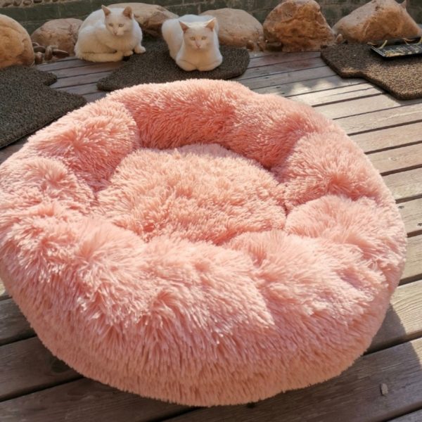 Soft Plush Donut Bed