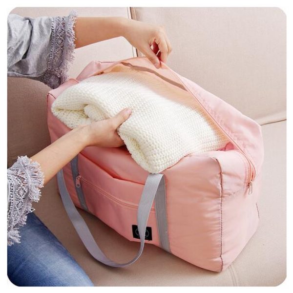 Unisex Nylon Foldable Travel Bag - Image 5